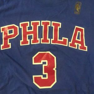 Philadelphia 76ers Mitchell & Ness Allen Iverson #3 Jersey Tee